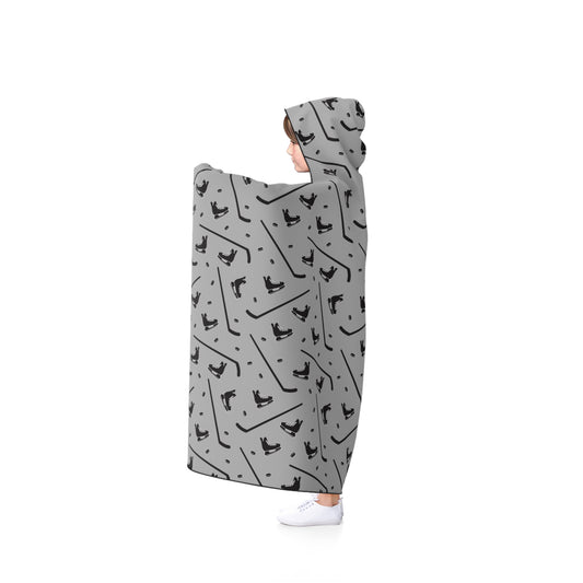 Stick & Puck Blanket Cape