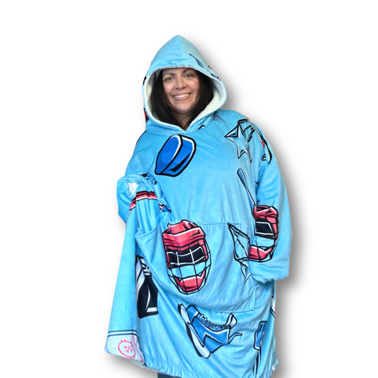 Hockey POP! Hooded Blanket