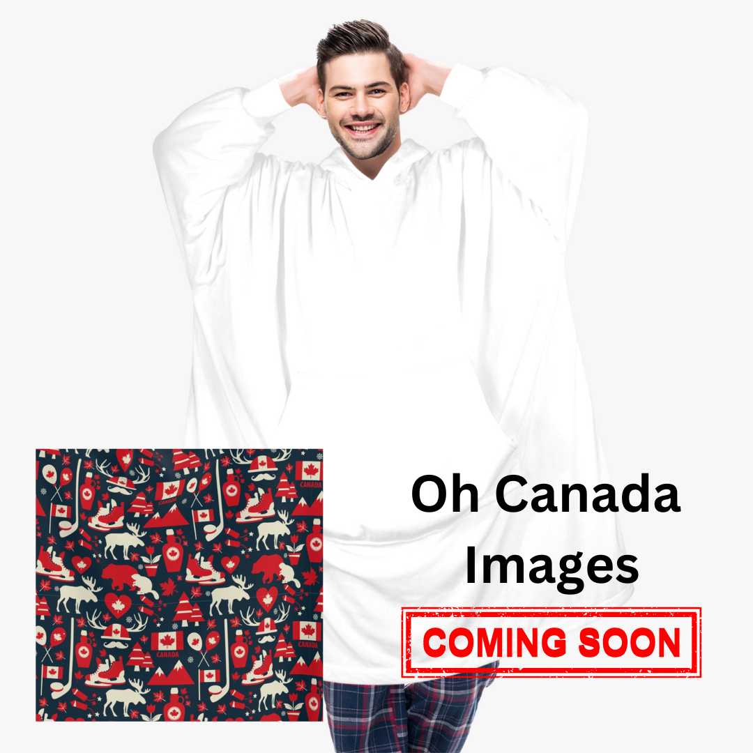 Oh Canada! Hooded Blanket