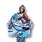 Hockey Camo Hooded Blanket