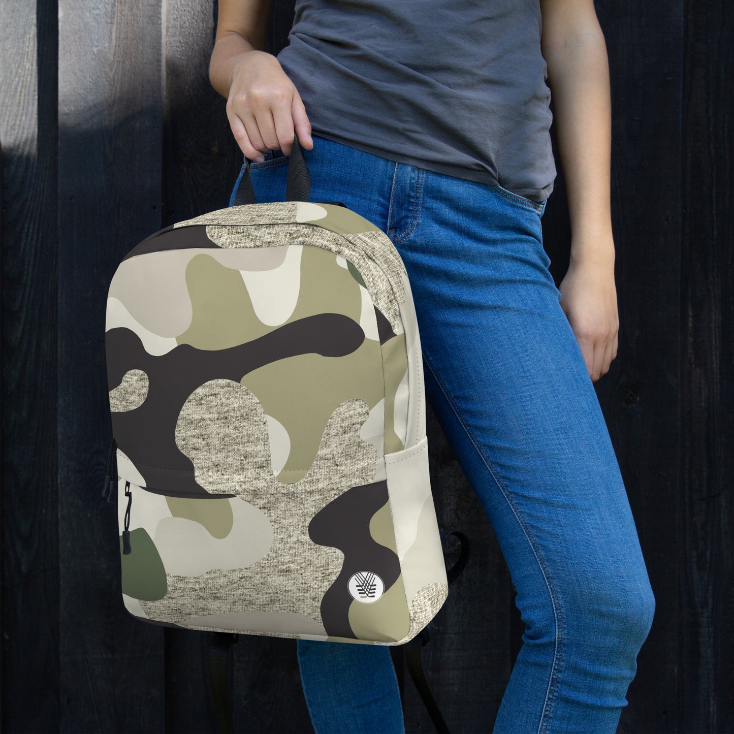 Cream Camo Backpack