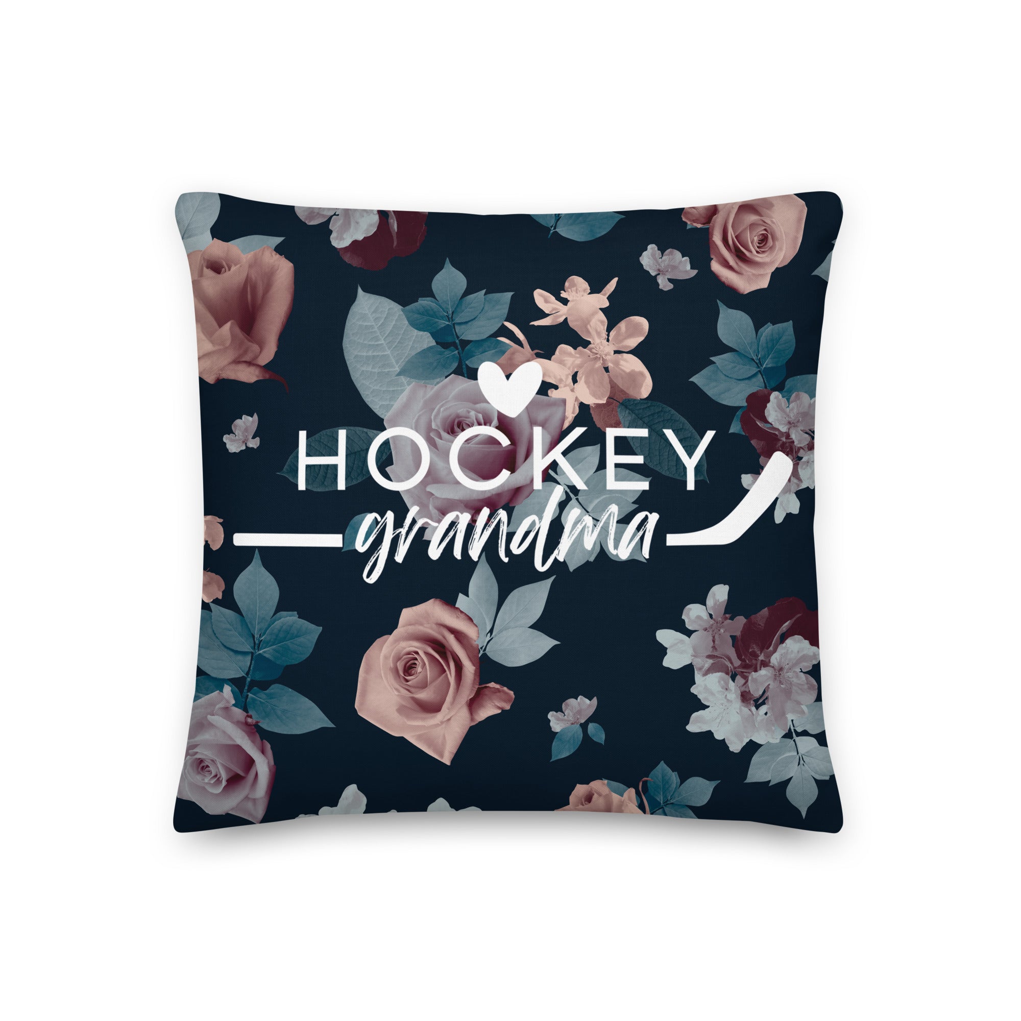 Hockey GRANDMA throw pillow Best Shift Hockey