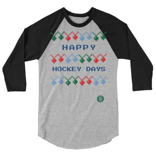 Holiday Lights Raglan T